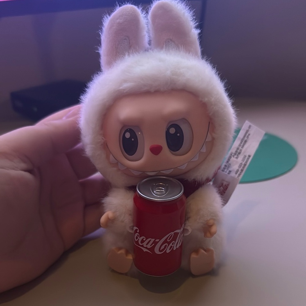 Coca Cola Red Can Labubu